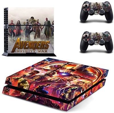 GRAPHIX DESIGN Theme Sticker for PS4, Console and 2 Controllers Skin Sticker Decal F  Gaming Accessory Kit(Multicolor, For PS4)