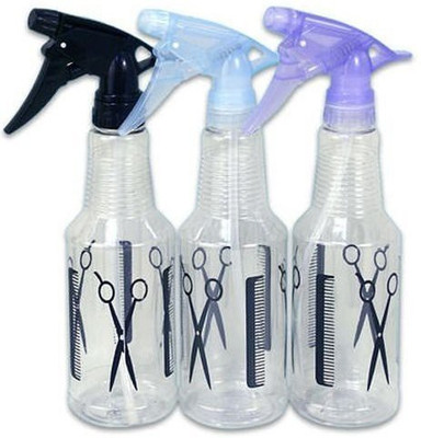 Top Select Empty Spray Bottle Plastic Watering Flowers Water Sprayer for Salon 1 L Hand Held Sprayer(Pack of 3)