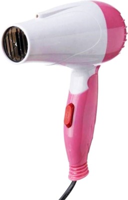 ELEXIS NV-1290 Foldable Hair Dryer (1000 W, Pink) Hair Dryer(1000 W, Pink, White)