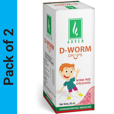 ADVEN D Worm Drops(2 x 30 ml)