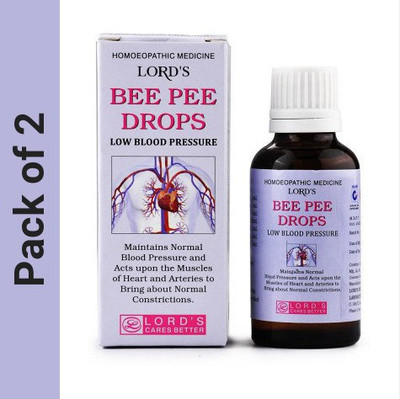 LORD'S Bee Pee (Low Bp) Drops(2 x 30 ml)