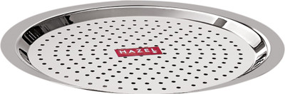 HAZEL Stainless Steel Cover Lid with Hole Chiba Ciba For Topes Pots, 22.3 cm, Silver 22.3 inch Lid, Pack of 1(Stainless Steel)