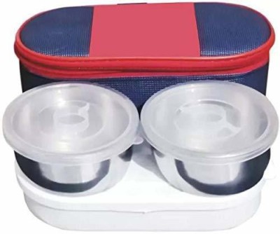 KIRTI Corporate Lunch Stainless Steel Containers Set of 3 Container 3 Containers Lunch Box(500 ml, Thermoware)