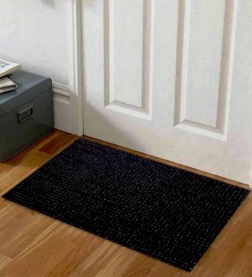 marutitradingcompany PVC (Polyvinyl Chloride) Door Mat(Black, Free)