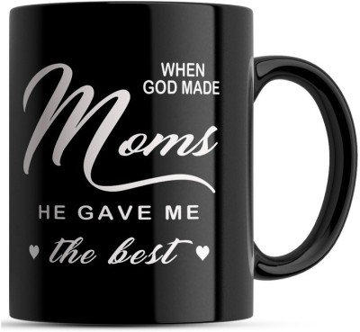 Square Designs Best Mom Printed Coffee Milk Tea Cup, Birthday Anniversary Gift for Mother, Mummy Gift, Parents Gift Ceramic Coffee Mug(330 ml)