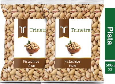 Trinetra Best Quality Pista (Pistachio)-500gm (Pack Of 2) Pistachios(2 x 500 g)