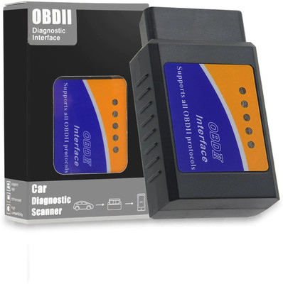 Xsentuals ELM327 V 1.5 Bluetooth OBD-II scanner with advance barcode for easy installation OBD Interface