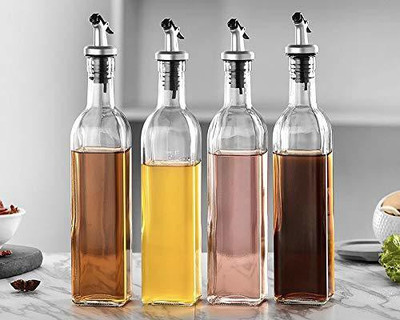 LURBA 500 ml Cooking Oil Dispenser Set(Pack of 4)