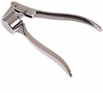 NMS TRADERS by nms traders pro® Garlic Crusher Presser Squeeze Press Ginger Crusher Stainless Steel Kitchen Tool Vegetable Chopper(1)