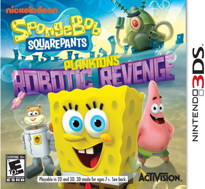 SpongeBob SquarePants: Plankton’s Robotic Revenge (Nintendo 3DS) (NTSC) [video game] (standard)(BluRay, for PS Vita)