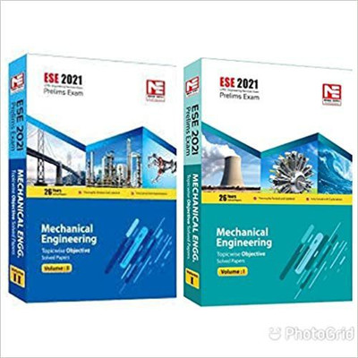 ESE 2021 Prelims Exam; Mechanical Engineering Topicwise Objective Solved Papers Volume 1 And 2(Paperback, MADE)