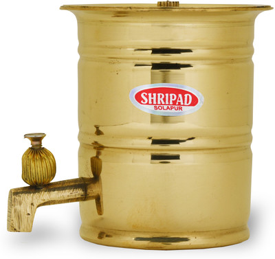 Shripad Steel Home Miniature Brass Tap Water Tank - Toy