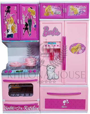 Jay Shree Gopal Battery Operated Kitchen Set Kids Girls Kitchen Toys, Play pots and Pans Sets for Kids with Realistic Lights & Sounds & Kitchen Accessories Set for 3 Year