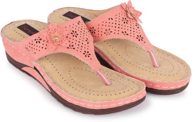 Suproyale Women Wedges(Pink , 6)