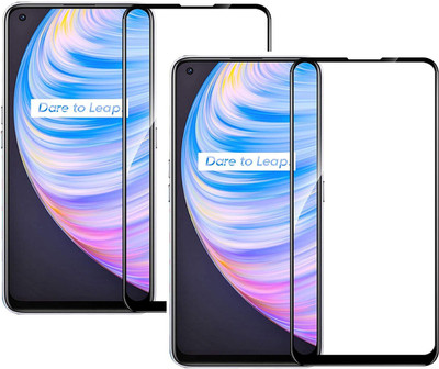 ISAAK Edge To Edge Tempered Glass for Realme Q2 Pro(Pack of 2)