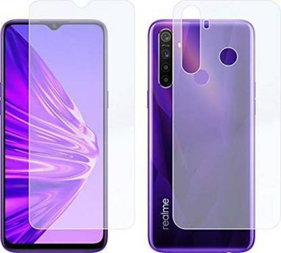 PR SMART Front and Back Tempered Glass for Realme 5 Pro(Pack of 2)