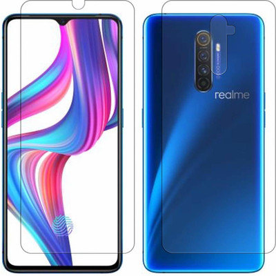 ELEF Front and Back Tempered Glass for Realme X2 Pro Front Tempered Glass Back Flexible Trink(Pack of 2)