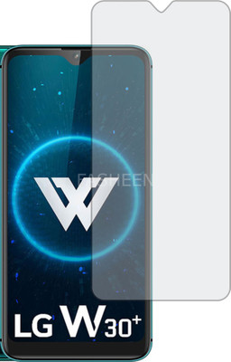 Fasheen Tempered Glass Guard for LG W30 PLUS (Shatterproof, Matte Finish)(Pack of 1)