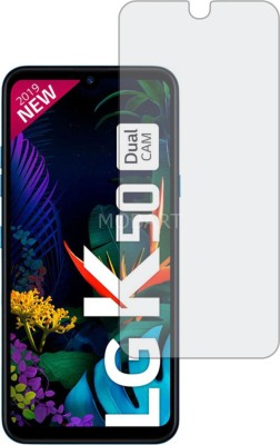 MOBART Tempered Glass Guard for LG K50 (ShatterProof, Flexible)(Pack of 1)