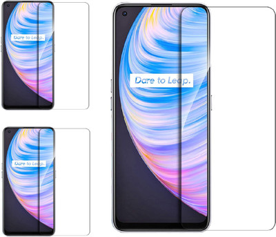 ISAAK Tempered Glass Guard for Realme Q2 Pro(Pack of 3)