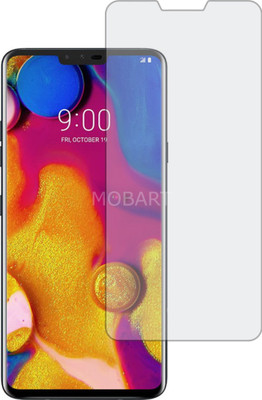 MOBART Tempered Glass Guard for LG V40 THINQ (Matte Finish, Flexible)(Pack of 1)