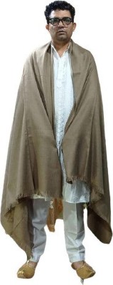 KASHMIR HANDLOOM Cashmere Solid Men Shawl(Brown)