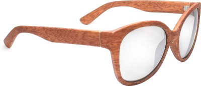 PETER JONES Retro Square Sunglasses(For Men & Women, Silver)