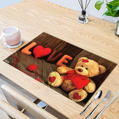 Casanest Rectangular Pack of 6 Table Placemat(Multicolor, Plastic)