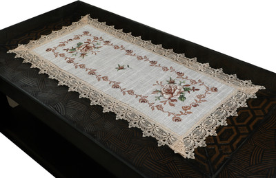 DECOLOGY Brown 33 cm Table Runner(Organic Cotton)