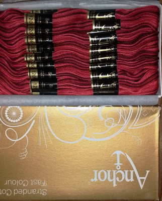ANCHOR maroon Thread(8 m Pack of25)