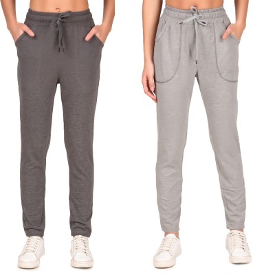 JMJW & SONS Solid Women Grey Track Pants