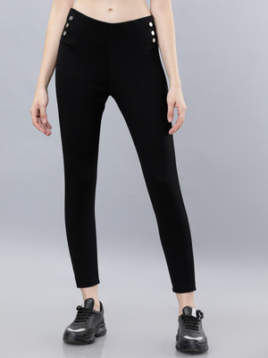 Tokyo Talkies Regular Fit Women Black Trousers