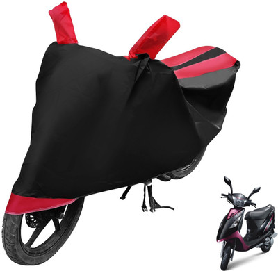 MOCKHE Two Wheeler Cover for TVS(Streek, Black, Red)