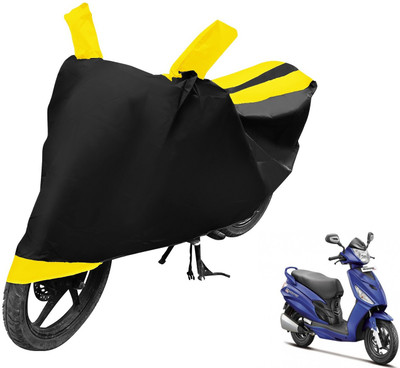 Auto Hub Two Wheeler Cover for Hero(Maestro Edge, Black, Yellow)