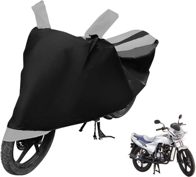 MOCKHE Two Wheeler Cover for LML(Freedom Prima, Black, Silver)