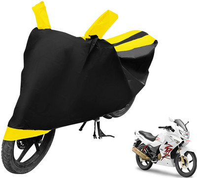 Auto Hub Two Wheeler Cover for Hero(Karizma ZMR, Black, Yellow)