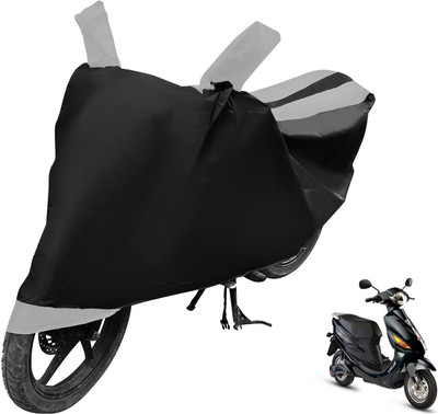 MOCKHE Two Wheeler Cover for Hero(Electric Cruz, Black, Silver)