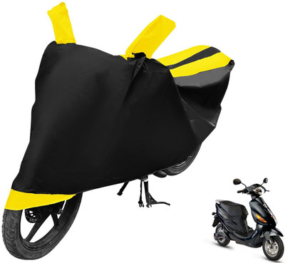 MOCKHE Two Wheeler Cover for Hero(Electric Cruz, Black, Yellow)
