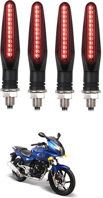 Delhismart Side LED Indicator Light for Bajaj Pulsar 220(Red)