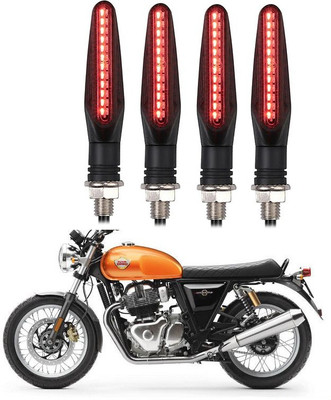 Delhismart Side LED Indicator Light for Royal Enfield Twin(Red)