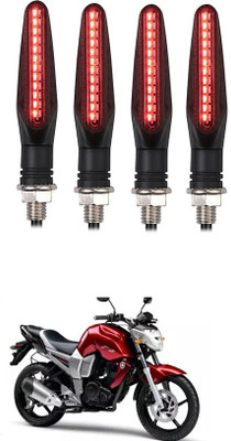 Delhismart Side LED Indicator Light for Yamaha FZ16(Red)