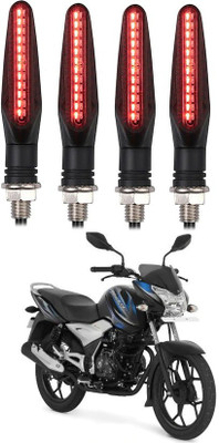 Delhismart Side LED Indicator Light for Bajaj Discover 100 M(Red)