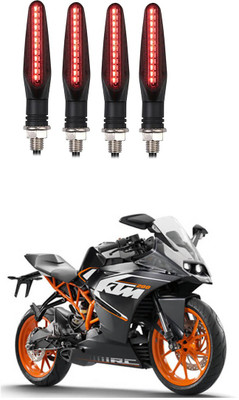 Delhismart Side LED Indicator Light for KTM Duke RC 200(Red)