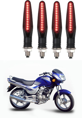 Delhismart Side LED Indicator Light for TVS Victor GLX(Red)