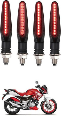 Delhismart Side LED Indicator Light for Hero CBZ Xtreme(Red)