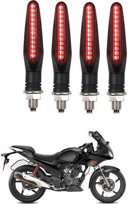 Delhismart Side LED Indicator Light for Hero Karizma R(Red)