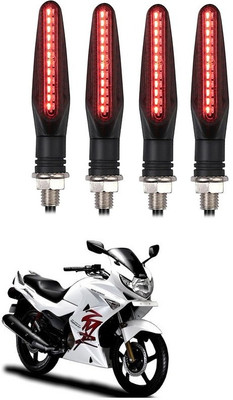 Delhismart Side LED Indicator Light for Hero Karizma ZMR(Red)
