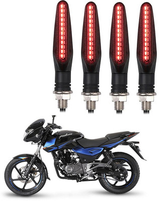 Delhismart Side LED Indicator Light for Bajaj Pulsar 150 DTS-i(Red)