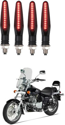 Delhismart Side LED Indicator Light for Bajaj Avenger 220 DTS-i(Red)