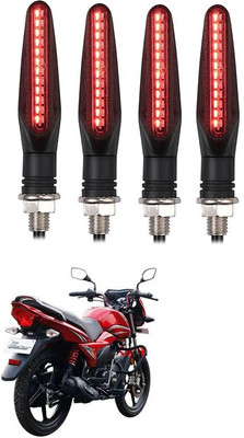 Delhismart Side LED Indicator Light for TVS Victor New(Red)